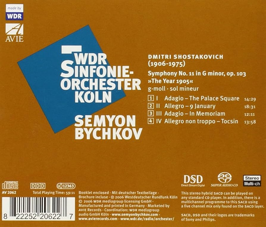 Symphony 11/Year 1905: Shostakovich, D., Shostakovich, D
